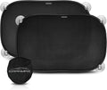 Caramaz Protezione solare per bambini con protezione UV certificata, 2 pezzi 51x31cm Nero