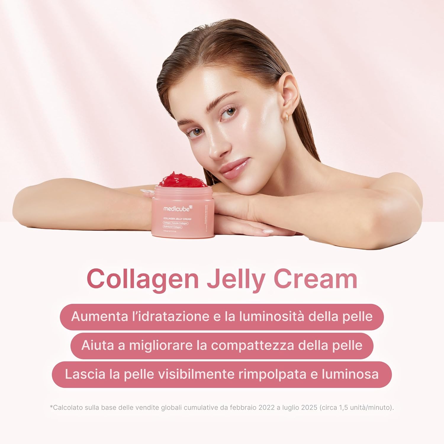 medicube Collagen Jelly Cream - Crema Viso con Collagene Idrolizzato, Niacinamide e Acido Ialuronico Per un effetto…