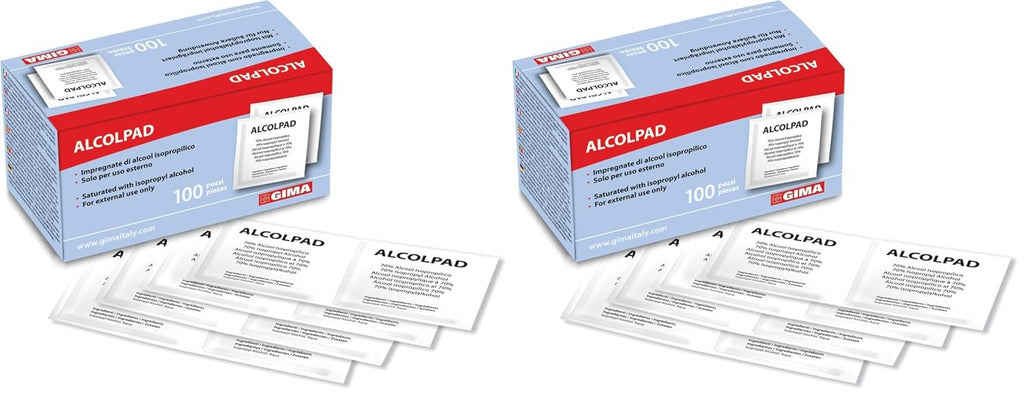 GIMA - Alcohol Pad Alcomed confezione da 100 pezzi, 36598