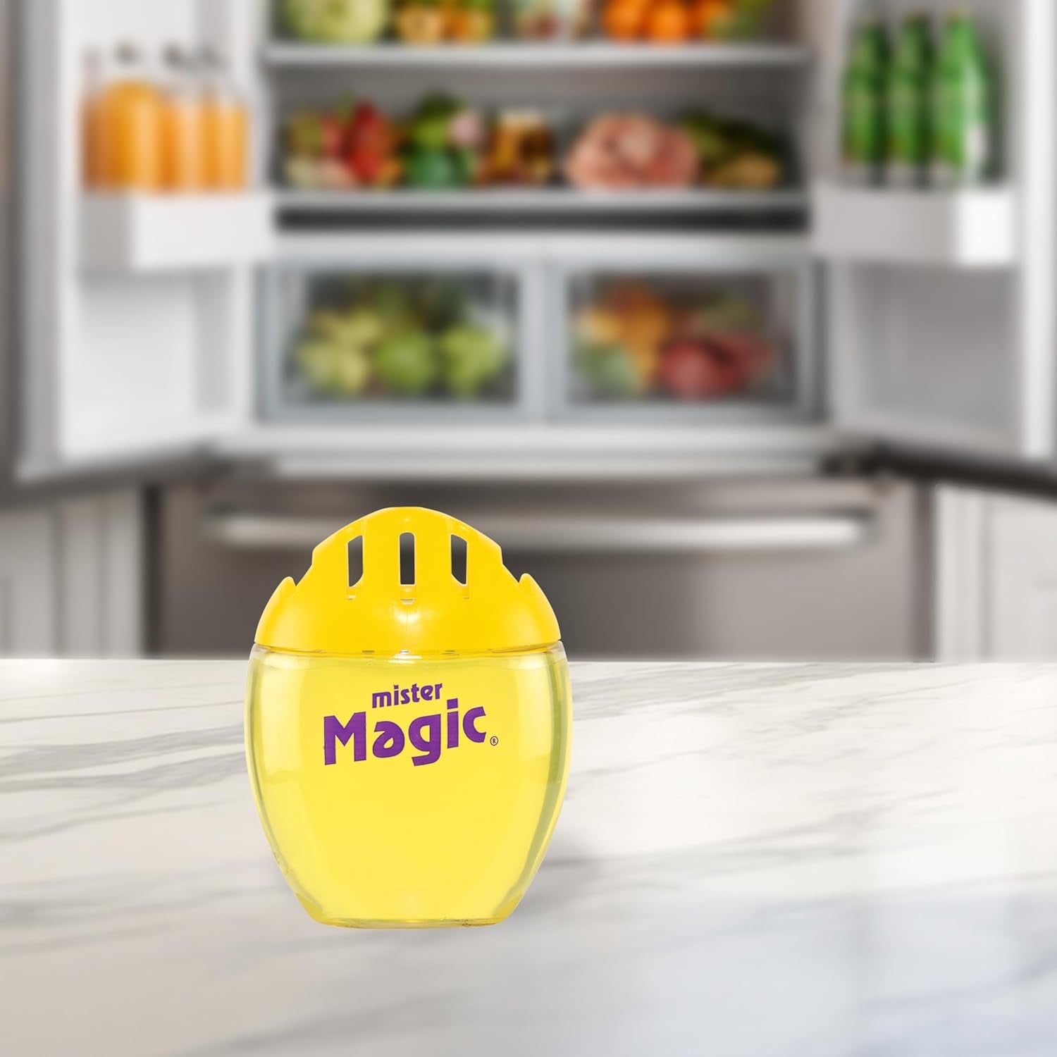 Mister Magic Assorbiodori Frigo, Gel Naturale Inodore con Estratti di Limone, Elimina i cattivi Odori di Cibo, Dura fino a 3 mesi,…
