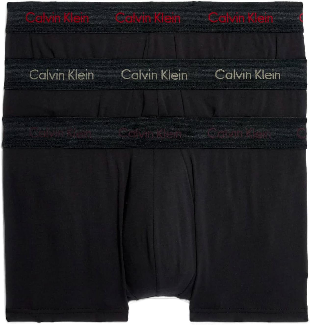 Calvin Klein Boxer Uomo, Hüft-Shorts, Alta qualità Baumwoll-Unterhosen per Uomo, con Stretch-Anteil, Elasticizzati Colorati, 3er…