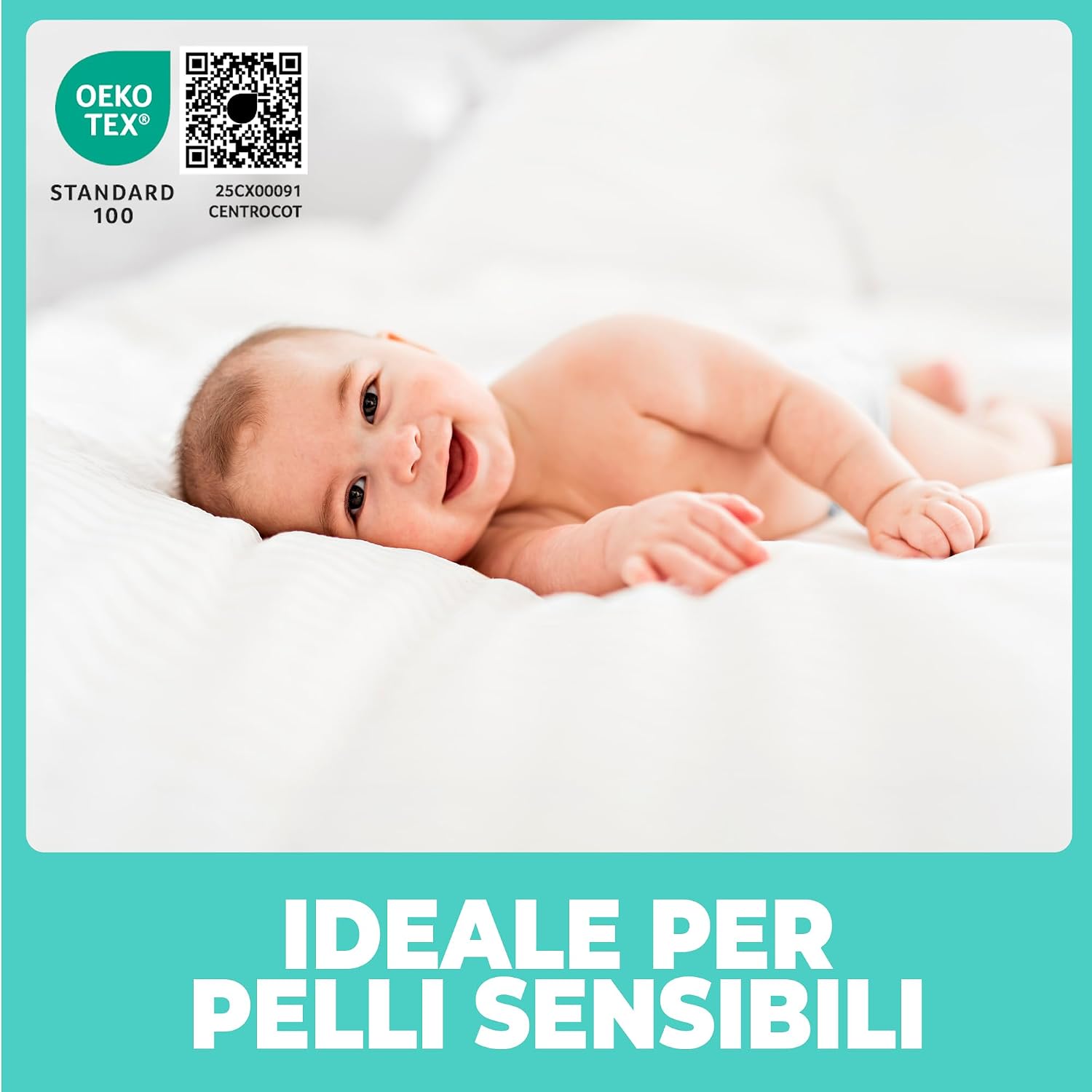 Coprimaterasso Matrimoniale Impermeabile 160x190 cm Lenzuolo con Angoli Bianco in Cotone e Microfibra Protezione…