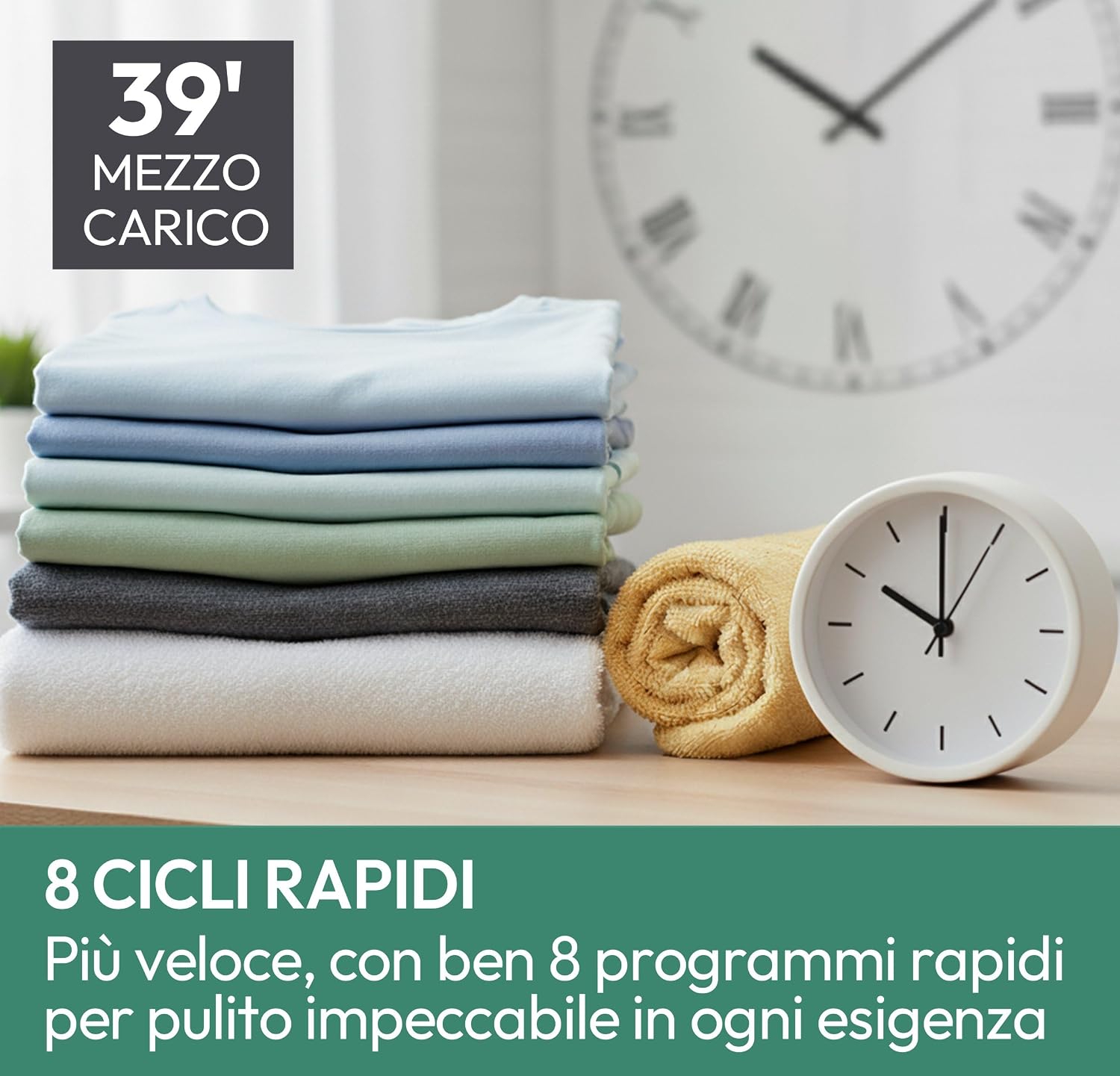 Candy ProWash 300 Lavatrice Slim 7 Kg, 1200 Giri, Classe A-15%, Bianca | Motore Inverter, Cicli…