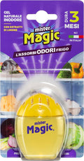 Mister Magic Assorbiodori Frigo, Gel Naturale Inodore con Estratti di Limone, Elimina i cattivi Odori di Cibo, Dura fino a 3 mesi,…
