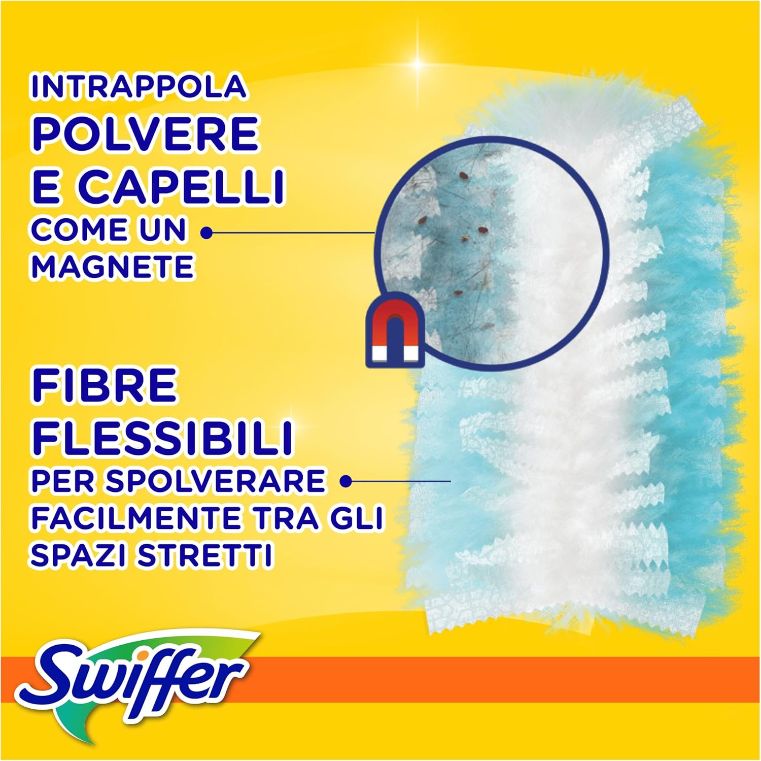 Comparazione tra il Swiffer Duster Ricariche e un piumino tradizionale