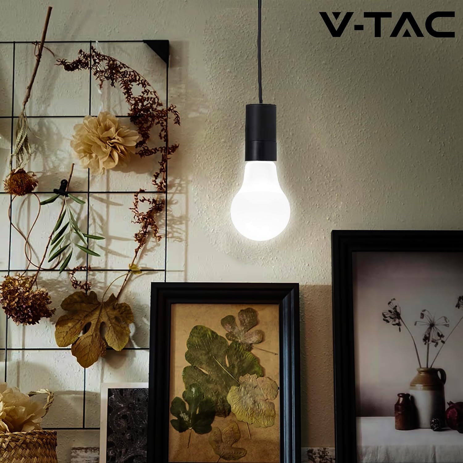V-TAC 10x Lampadine LED E27 da 8,5W - [ ALTISSIMA EFFICIENZA ] - A60 - (Equivalenti a 60W)…