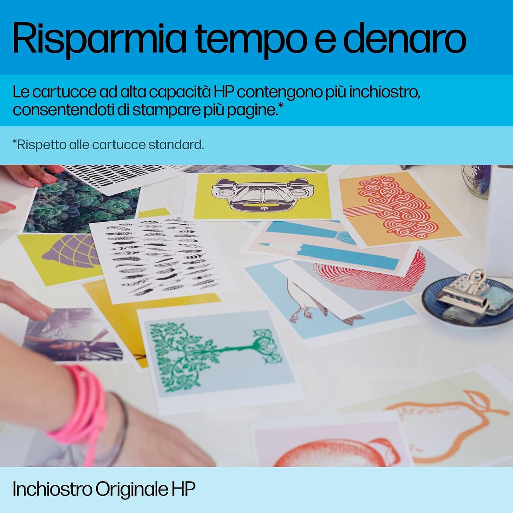 HP 305 Nero, 3YM61AE, Cartuccia Originale da 120 Pagine, Compatibile con Stampanti HP DeskJet serie 2700, 4100, HP…