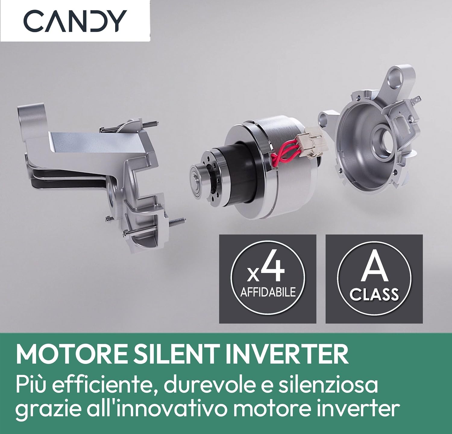 Candy ProWash 300 Lavatrice Slim 7 Kg, 1200 Giri, Classe A-15%, Bianca | Motore Inverter, Cicli…