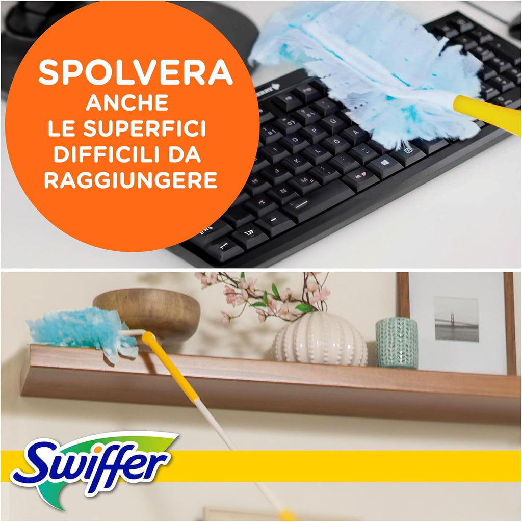 La struttura ricaricabile del Swiffer Duster Ricariche è facile da pulire