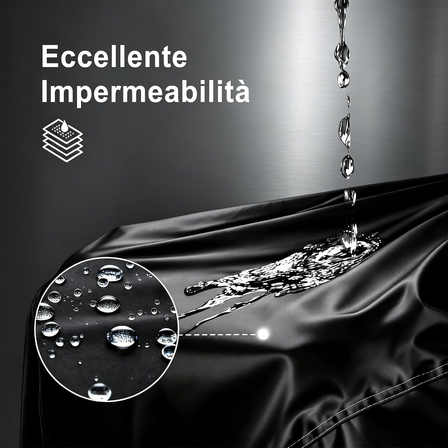 Maizjok Telo Moto da Esterno Interno Telo Coprimoto Impermeabile Copri Moto | Poliestere 210D, Copertura…