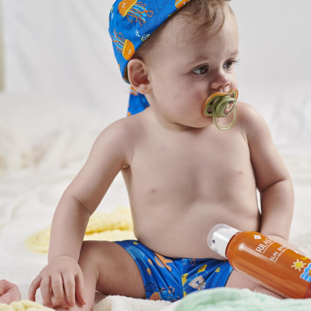 Rilastil Sun System Baby Transparent Spray SPF50+, Spray Corpo Bambini Trasparente, Previene Scottature, Macchie ed…