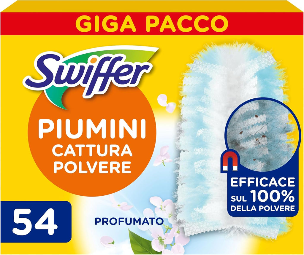 Swiffer Duster Piumini Cattura Polvere, 20 Piumini, Cattura e Intrappola Polvere e Sporco, Raggiunge I Punti più Difficili…