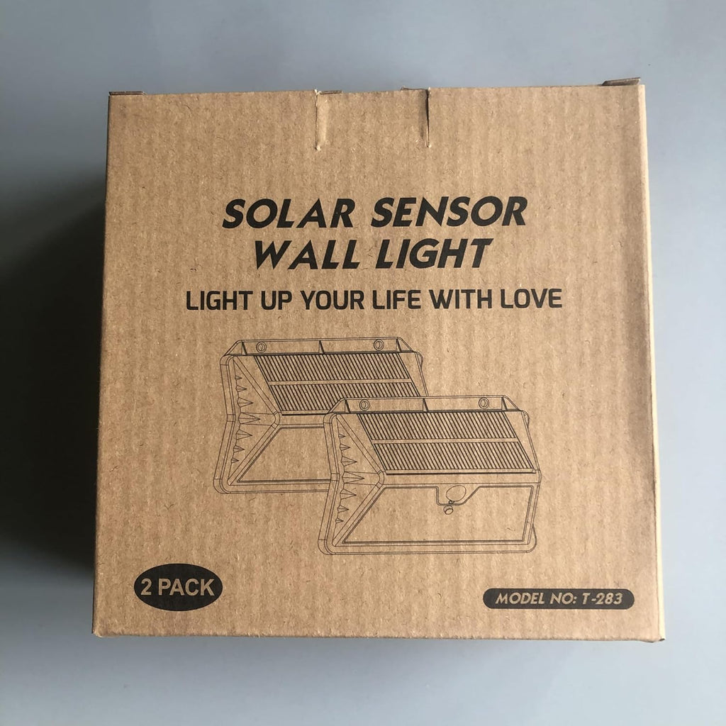 Luce Solare LED Esterno, Faretto LED da Esterno con Sensore di Movimento, 185 LED/ 3 Modos Lampada Solare da Esterno, IP65…