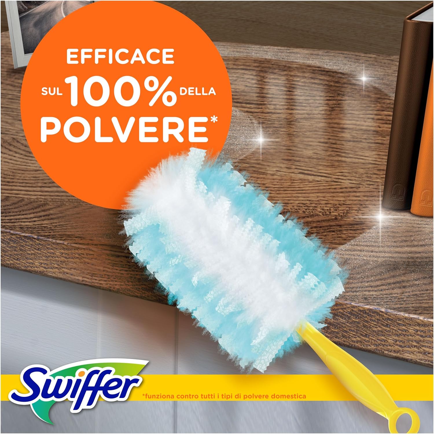 Swiffer Duster Piumini Cattura Polvere, 20 Piumini, Cattura e Intrappola Polvere e Sporco, Raggiunge I Punti più Difficili…